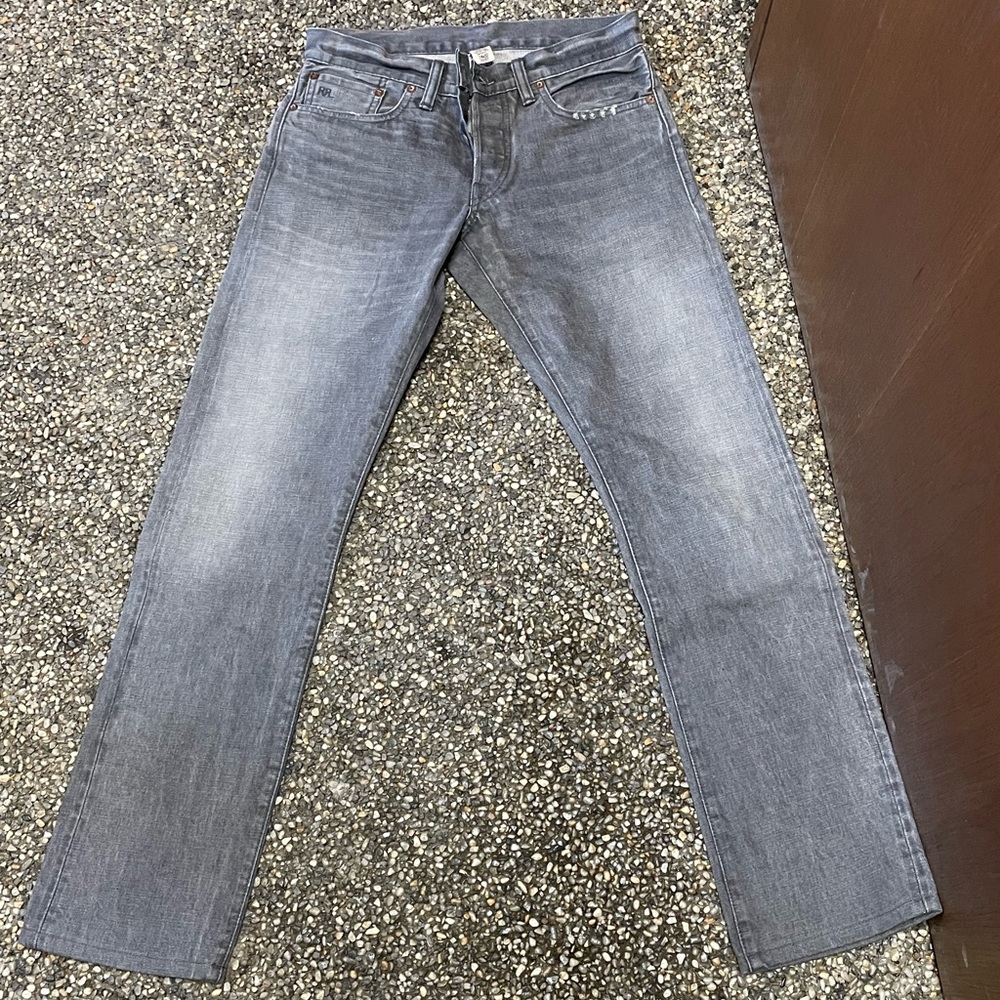 RALPH LAUREN RRL SLIM FIT JEAN IN STORM GREY